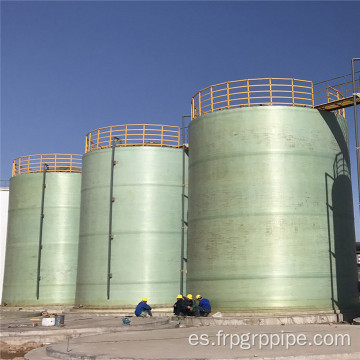 50000 litros FRP GRP Fiberglass Tank HCl ácido de ácido